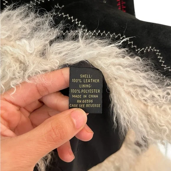 ✨GEORGIOU STUDIO✨Vintage Penny Lane Short Coat with Fur Trim